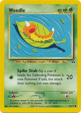 Weedle 070/75 - Neo Discovery Unlimited
