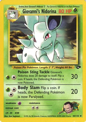 Giovanni's Nidorina 044/132 - Gym Challenge Unlimited