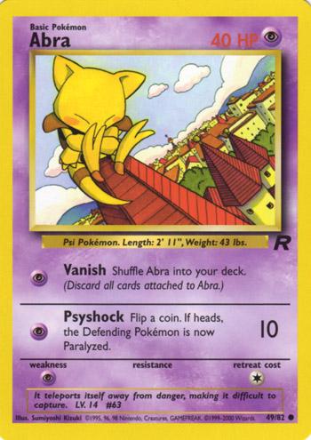 Abra 049/82 - Team Rocket Unlimited Main image