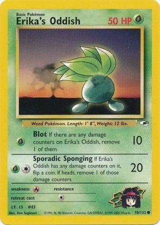 Erika's Oddish 078/132 - Gym Heroes Unlimited