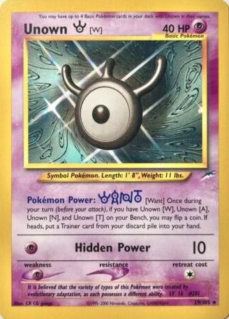 Unown [W] 029/105 - Neo Destiny Unlimited