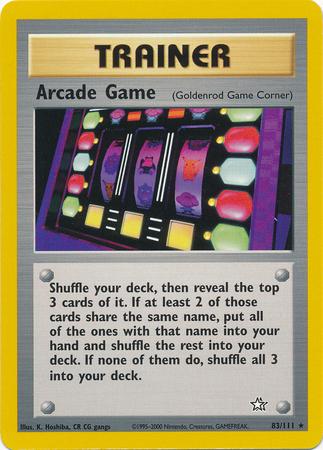 Arcade Game (Goldenrod Game Corner) 083/111 - Neo Genesis Unlimited