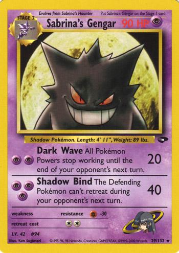 Sabrina's Gengar 029/132 - Gym Challenge Unlimited