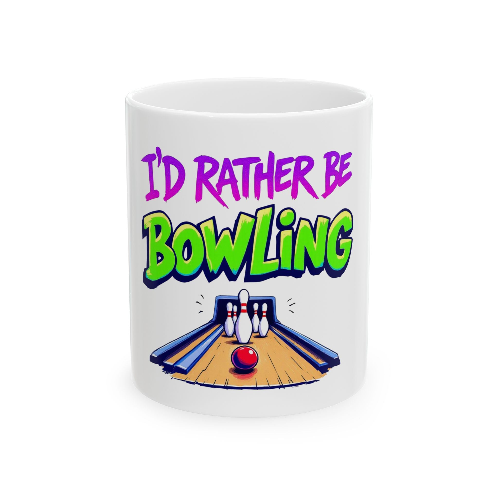 I'd Rather Be Bowling Mug