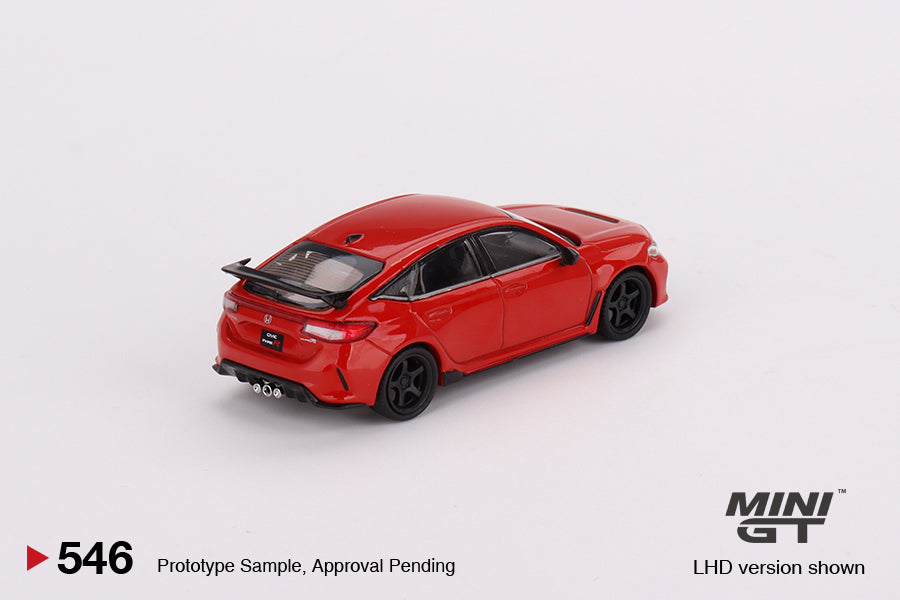 Mini-GT Honda Civic Type R Rallye Red 2023 W/ Advan GT Wheel #546 1:64 MGT00546 - Collectors World Toys