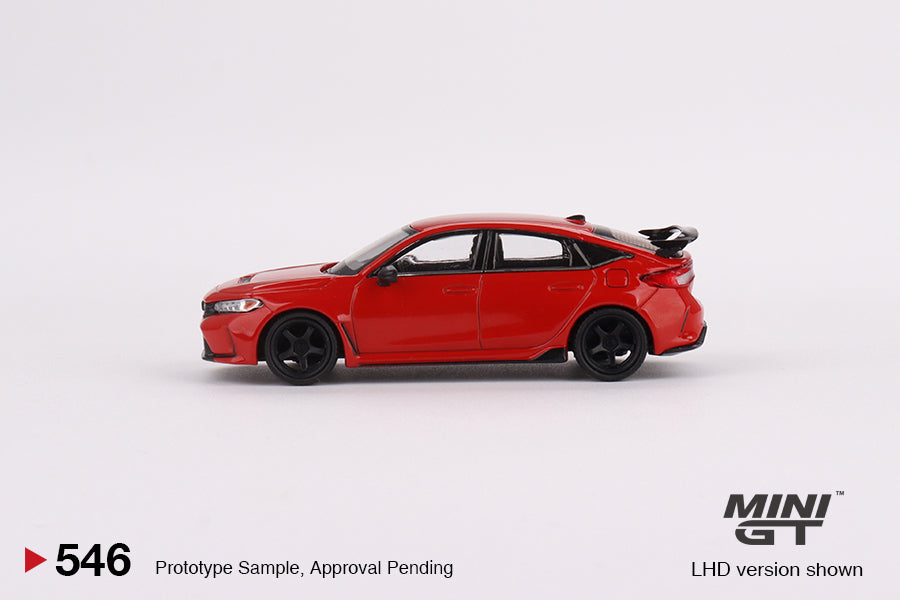 Mini-GT Honda Civic Type R Rallye Red 2023 W/ Advan GT Wheel #546 1:64 MGT00546 - Collectors World Toys