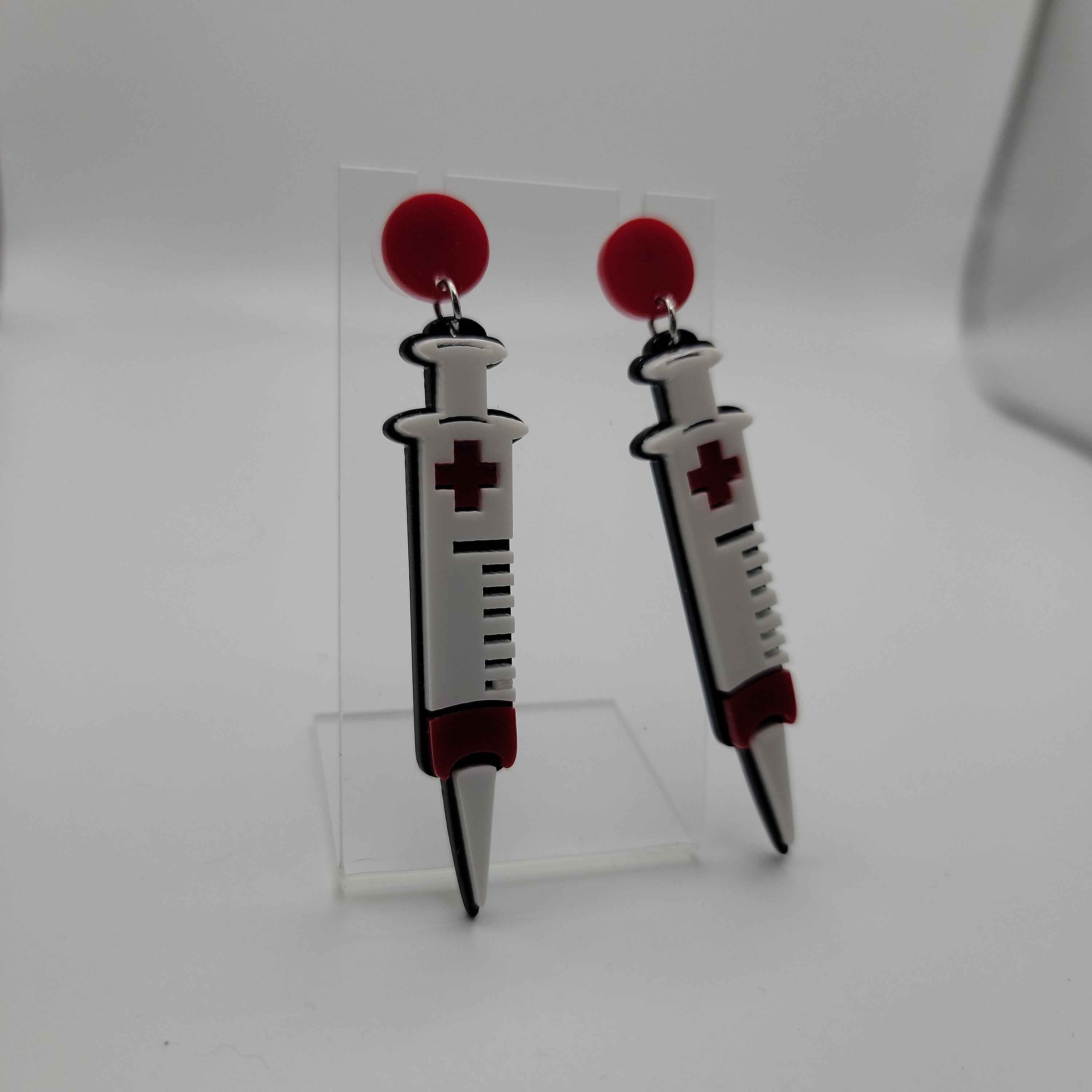Medical Shot Earrings
