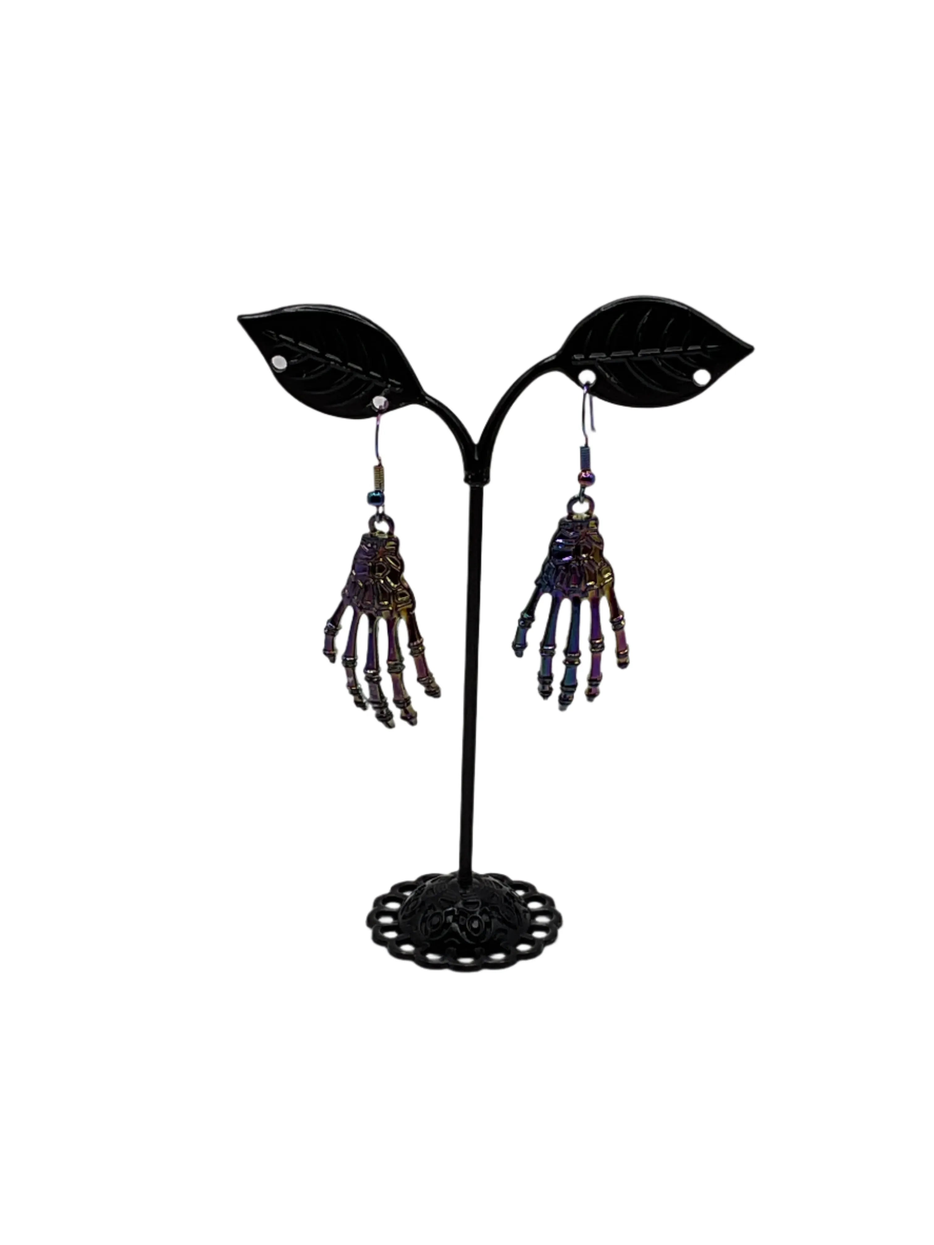 Skeleton Hand Earrings