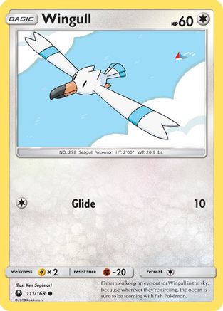 Wingull 111/168 - SM  Celestial Storm