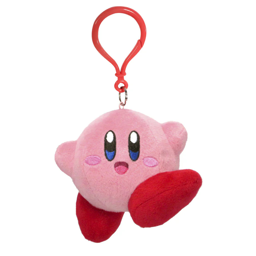 Kirby's Adventure - Kirby Jumping Pose Plush Dangler, 3.5 Main image
