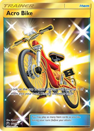 Acro Bike (Secret) 178/168 - SM  Celestial Storm Holofoil Main image