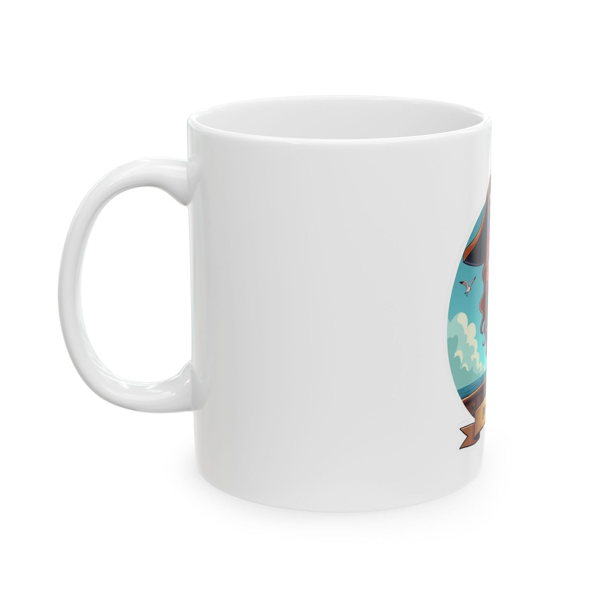 Pirate Girl Ceramic Mug
