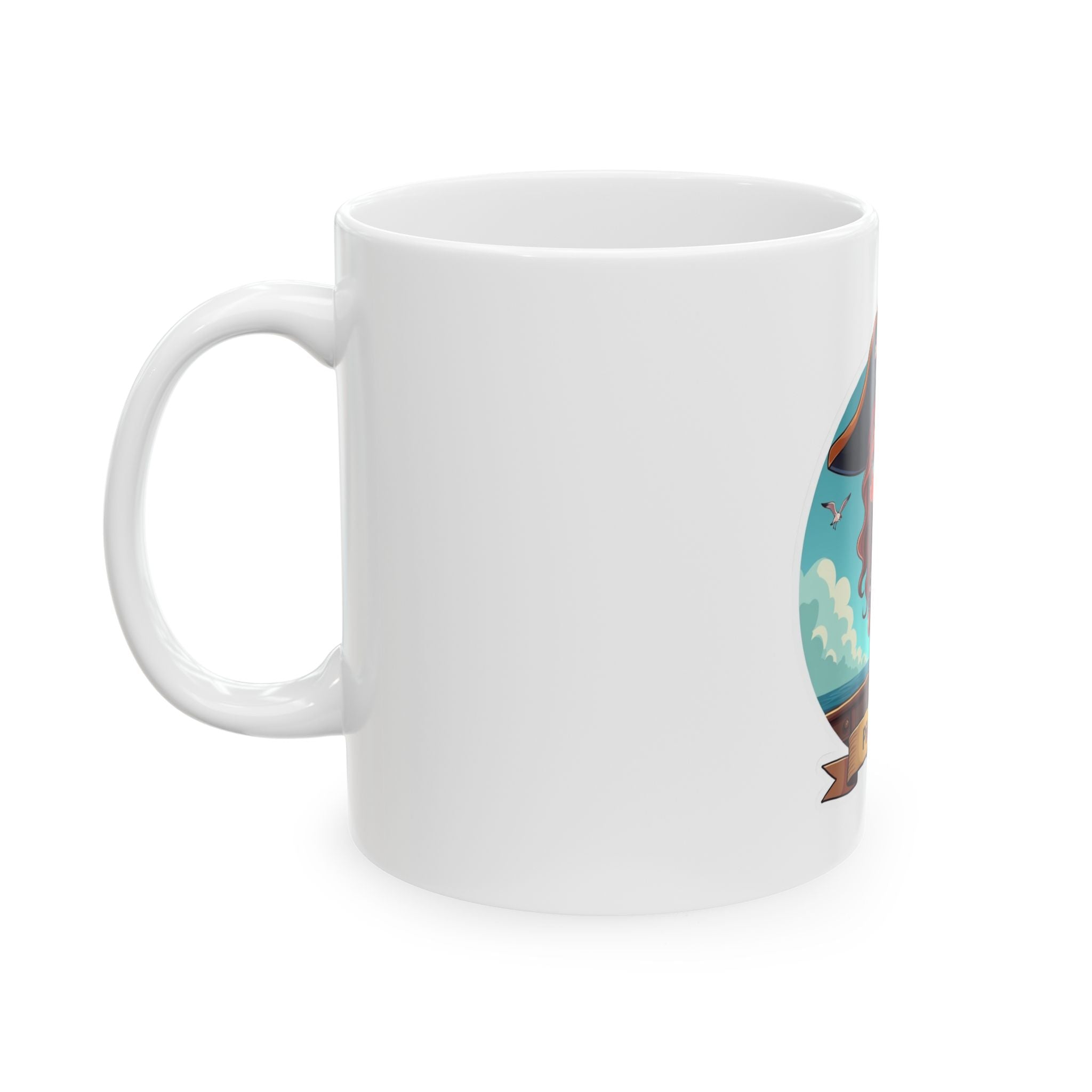 Pirate Girl Ceramic Mug