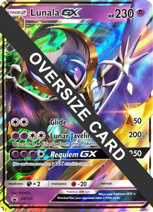Lunala GX SM103 - Jumbo Cards Holofoil
