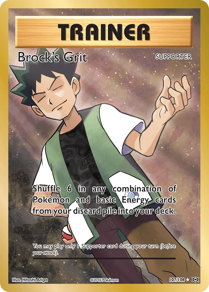 Brock's Grit (107/108) [XY: Evolutions] Main image
