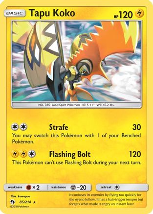 Tapu Koko 085/214 - SM  Lost Thunder Holofoil