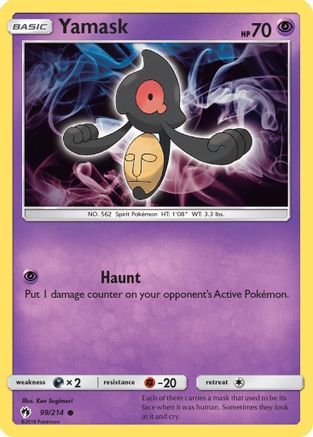 Yamask 099/214 - SM  Lost Thunder Main image