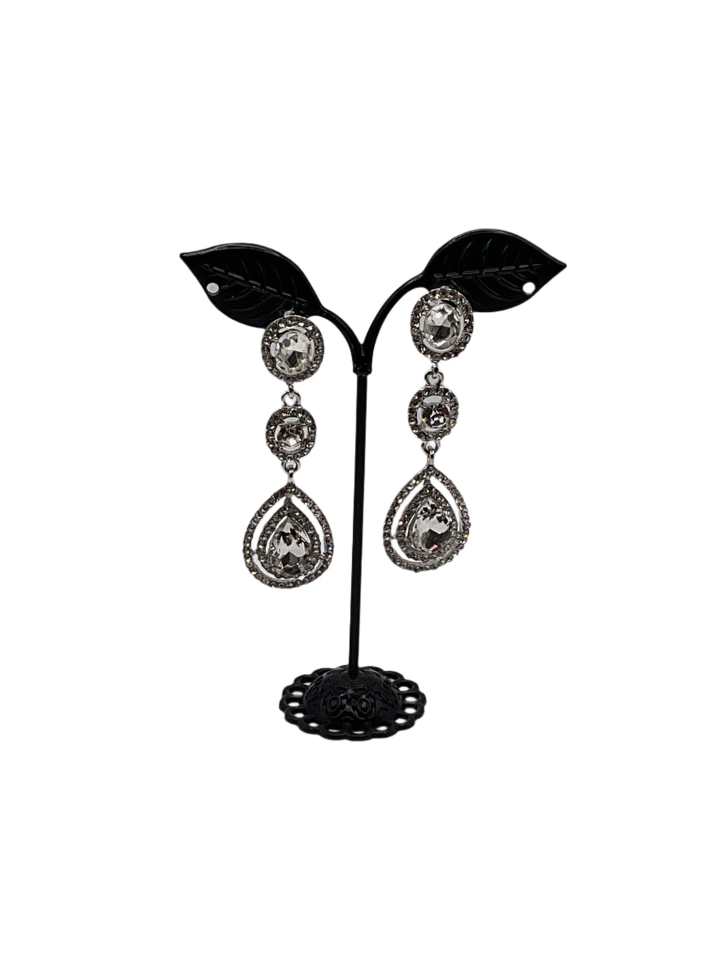 Shiny crystal earrings