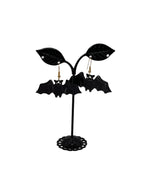 Black Bat Earrings