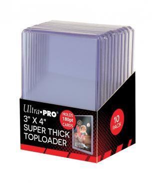 3" x 4" Clear Thick 180PT Toploaders (10ct) Main image