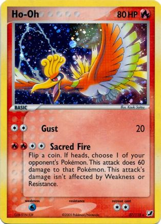 Ho-Oh (Cosmos Holo) 027/115 - Deck Exclusives Holofoil
