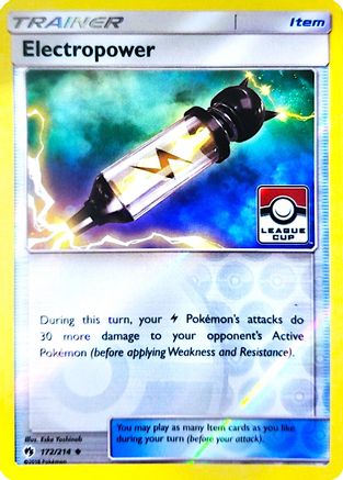 Electropower 172/214 - League & Championship Cards - Reverse Holofoil