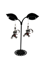 Rabbit voodoo doll earrings