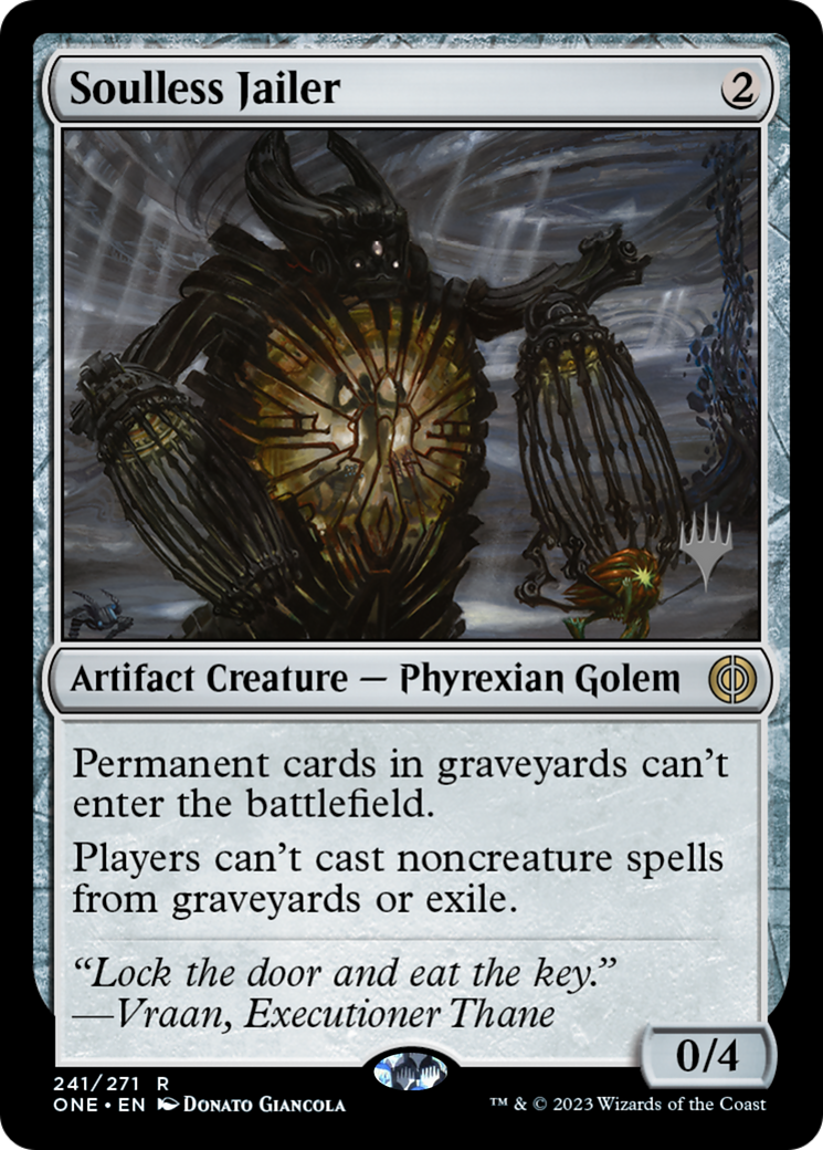 Soulless Jailer (PPONE-241P) - Phyrexia: All Will Be One Promos