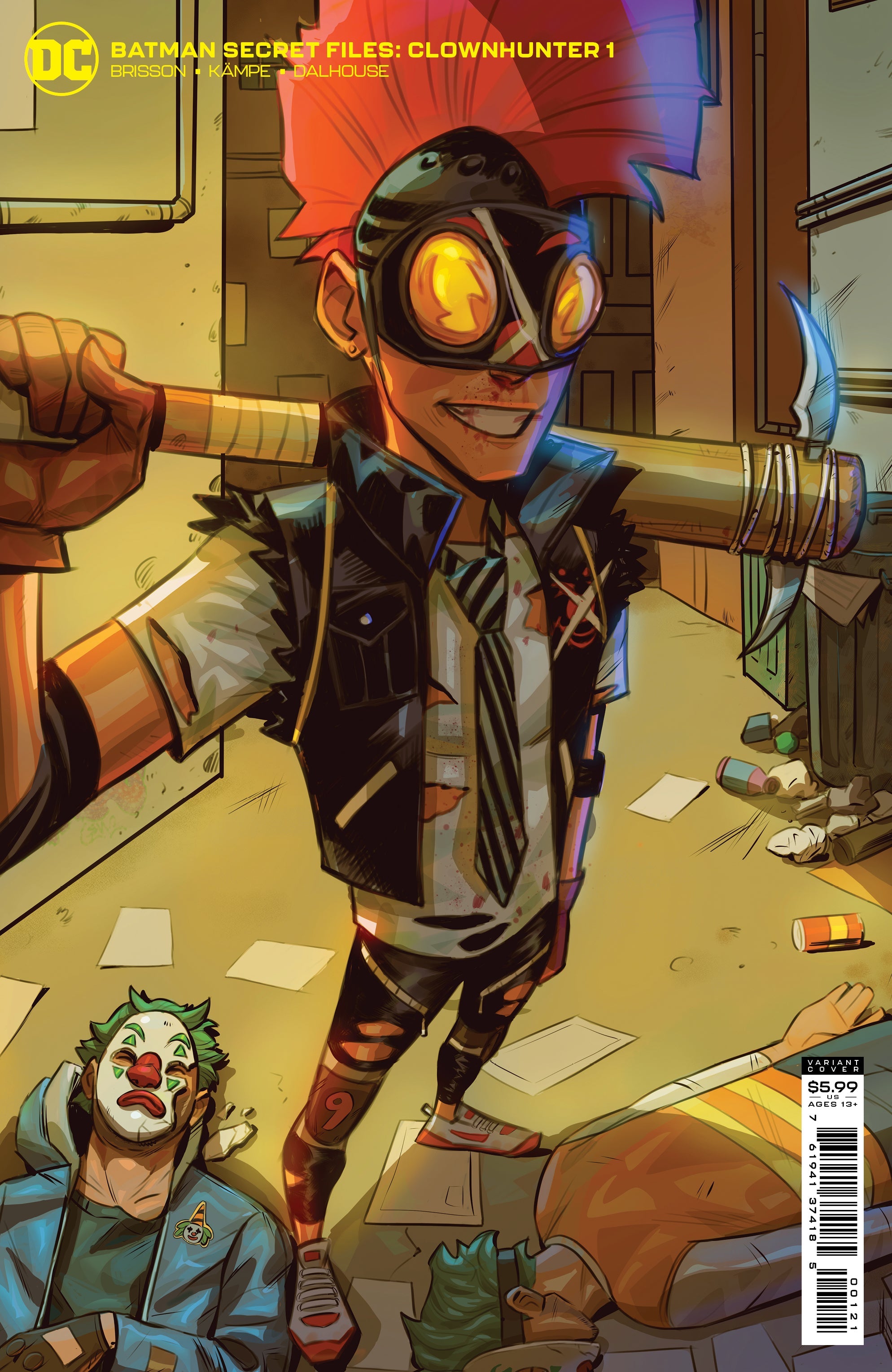 BATMAN SECRET FILES CLOWNHUNTER #1 (ONE SHOT) CVR B KOFI OFOSU CARD STOCK VAR (08/18/2021) Main image