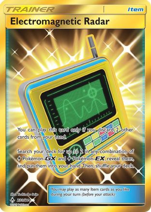 Electromagnetic Radar (Secret) 230/214 - SM  Unbroken Bonds Holofoil