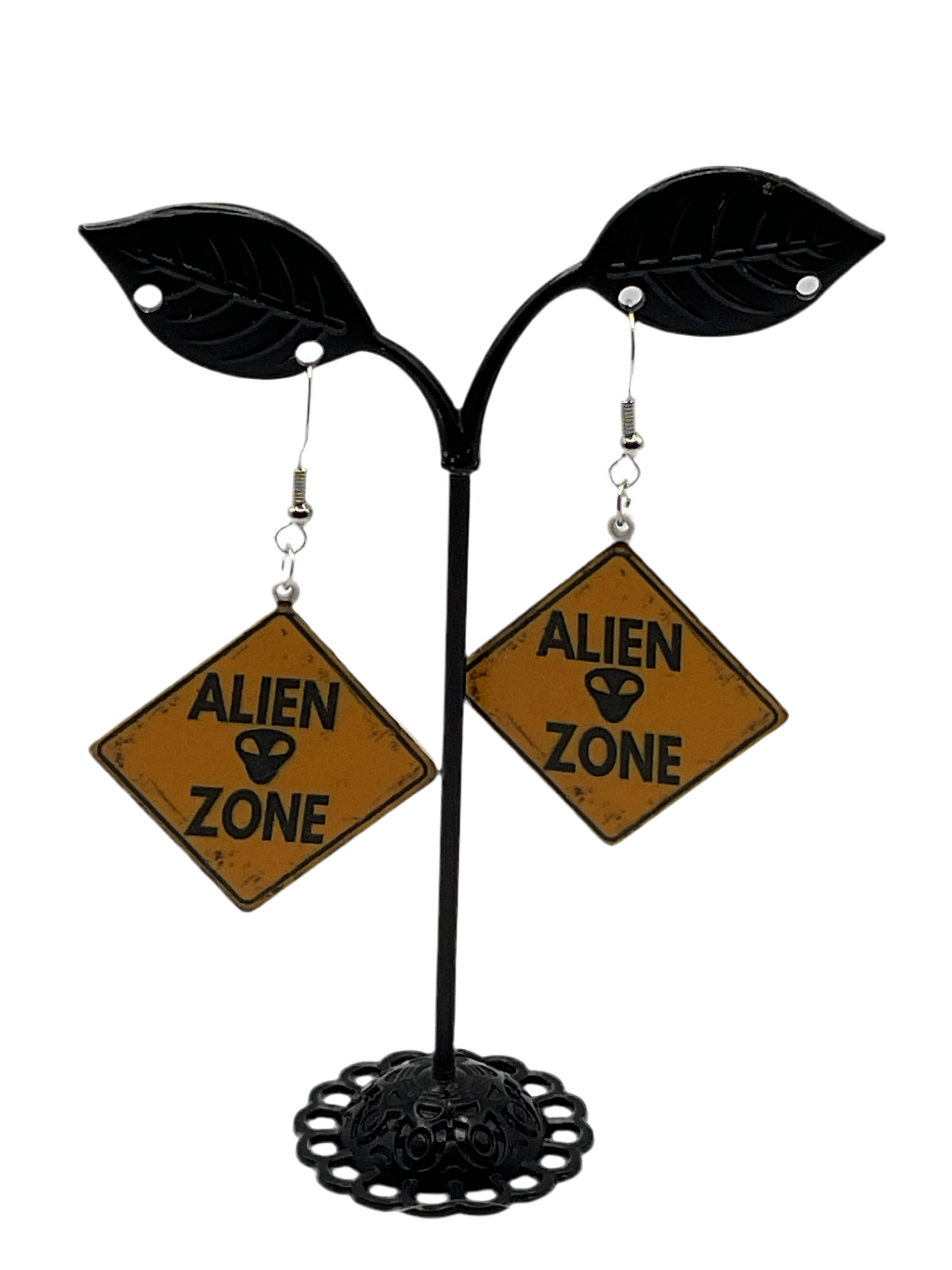 Caution Sign Earrings