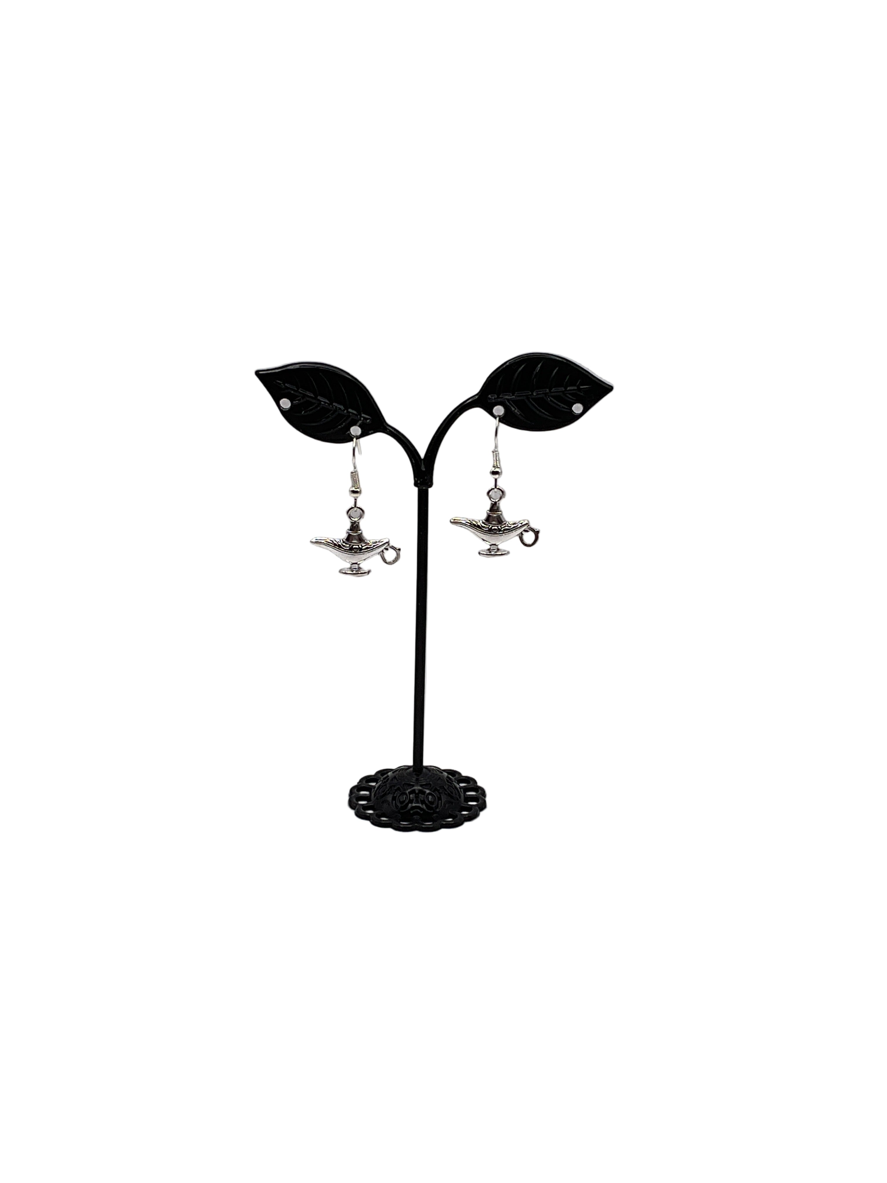 Magic genie bottle earrings