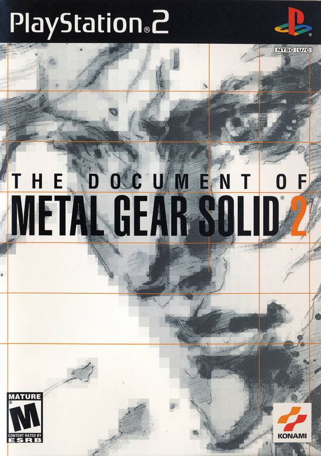 Document of Metal Gear Solid 2 (Playstation 2) Main image
