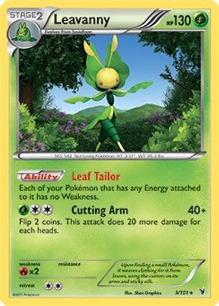 Leavanny (BW Noble Victories) 003/101 - Deck Exclusives