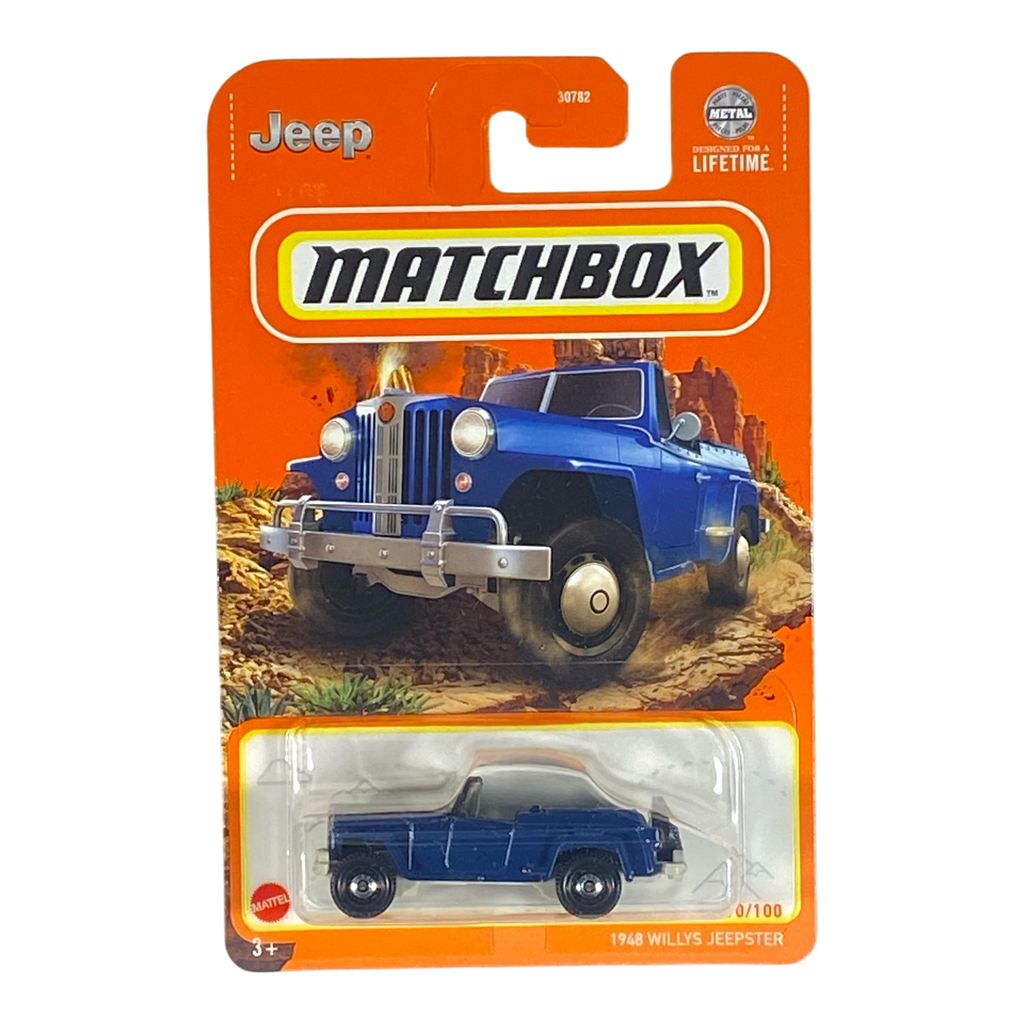 Blue Matchbox 1948 Willys Jeepster