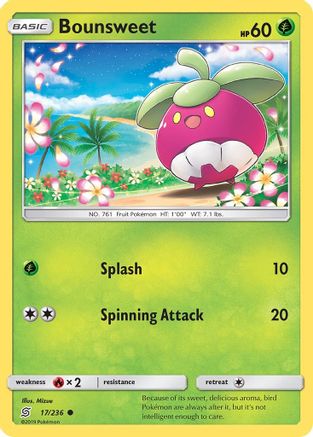 Bounsweet 017/236 - SM  Unified Minds Main image