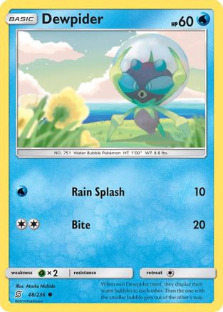 Dewpider 048/236 - SM  Unified Minds Reverse Holofoil