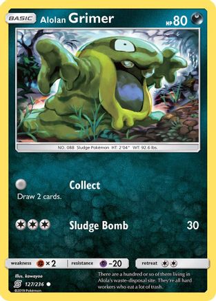 Alolan Grimer 127/236 - SM  Unified Minds Main image