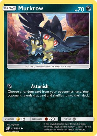 Murkrow 128/236 - SM  Unified Minds Reverse Holofoil