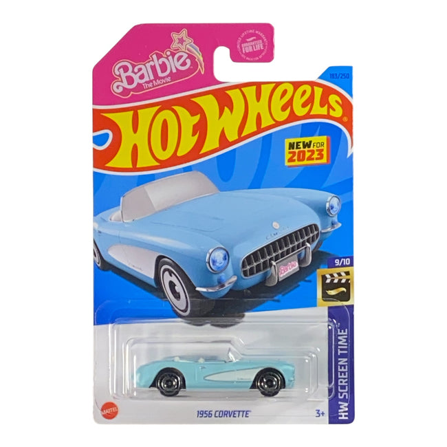 Hot Wheels 1956 Corvette - HW Screen Time Series 9/10 - Collectors World Toys Hover Image