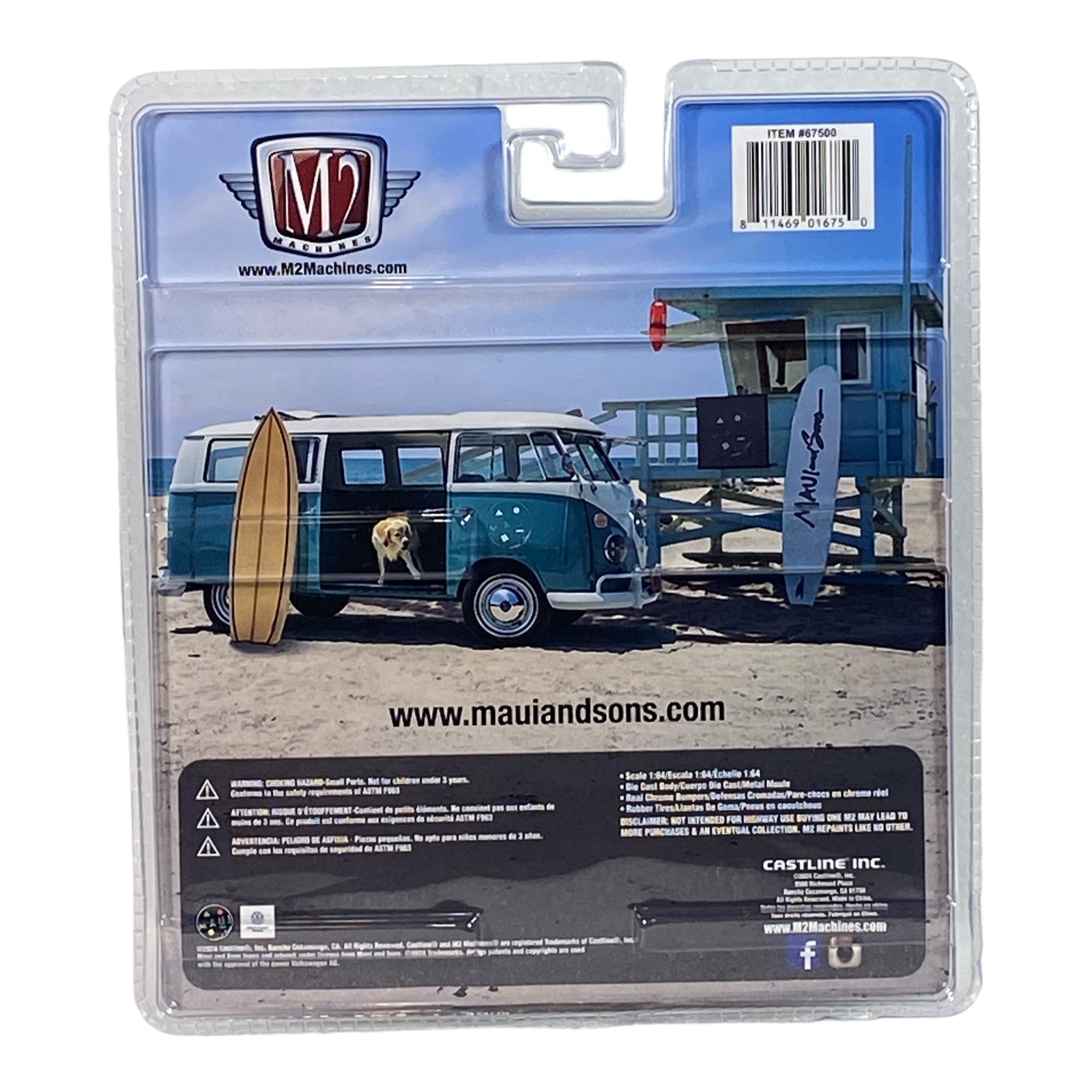 1959 Volkswagen discount Microbus & Travel Trailer Maui and Sons 1/64