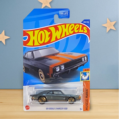 Hot Wheels '69 Dodge Charger 500 - Muscle Mania Series 3/10