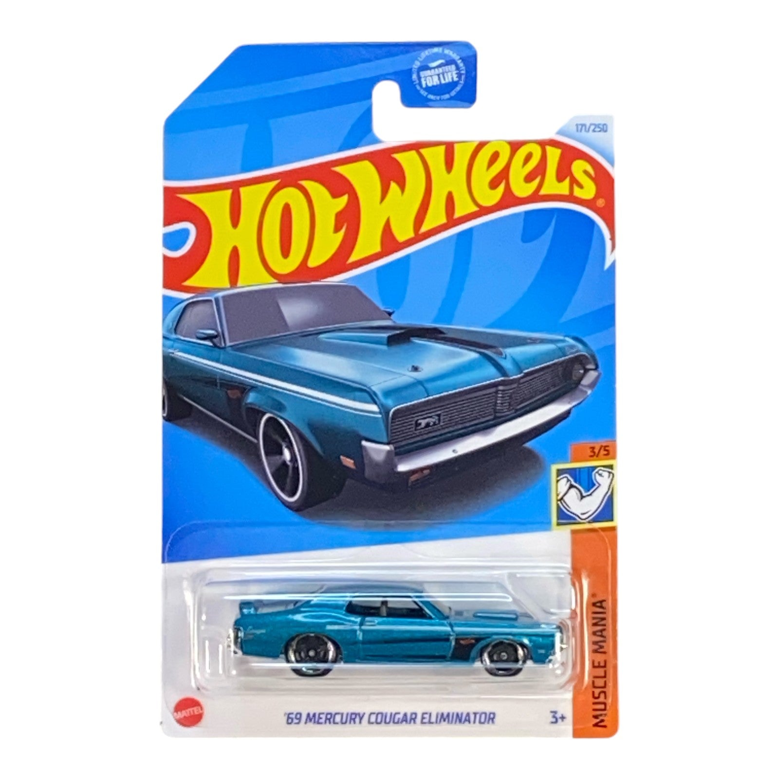 Hot Wheels '69 Mercury Cougar Eliminator - Muscle Mania Series 3/5