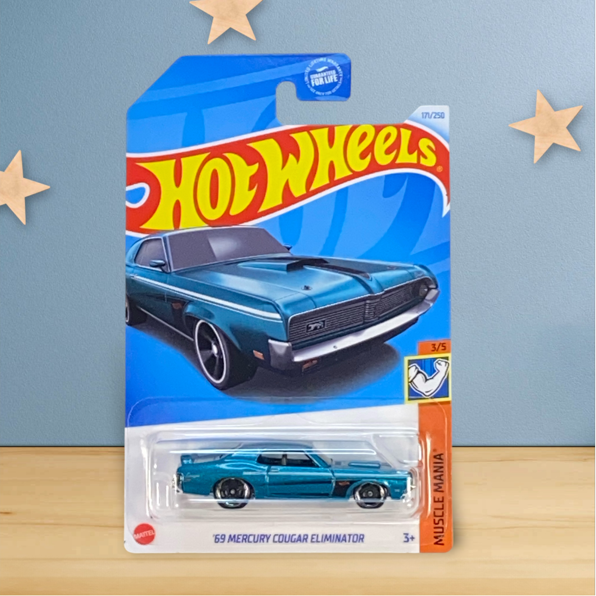 Hot Wheels '69 Mercury Cougar Eliminator - Muscle Mania Series 3/5