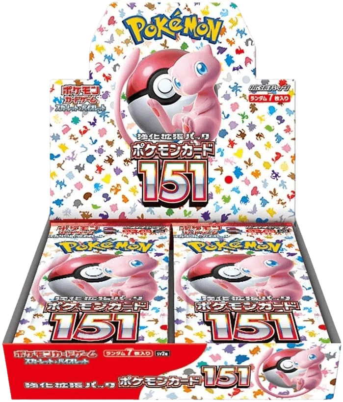 Japanese Pokémon Card 151 - Booster Box Main image