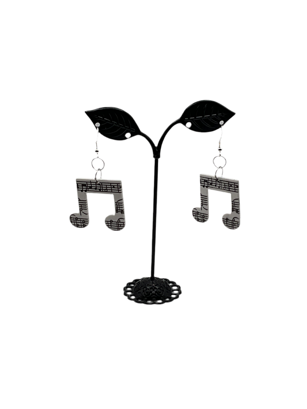 Musical note earrings