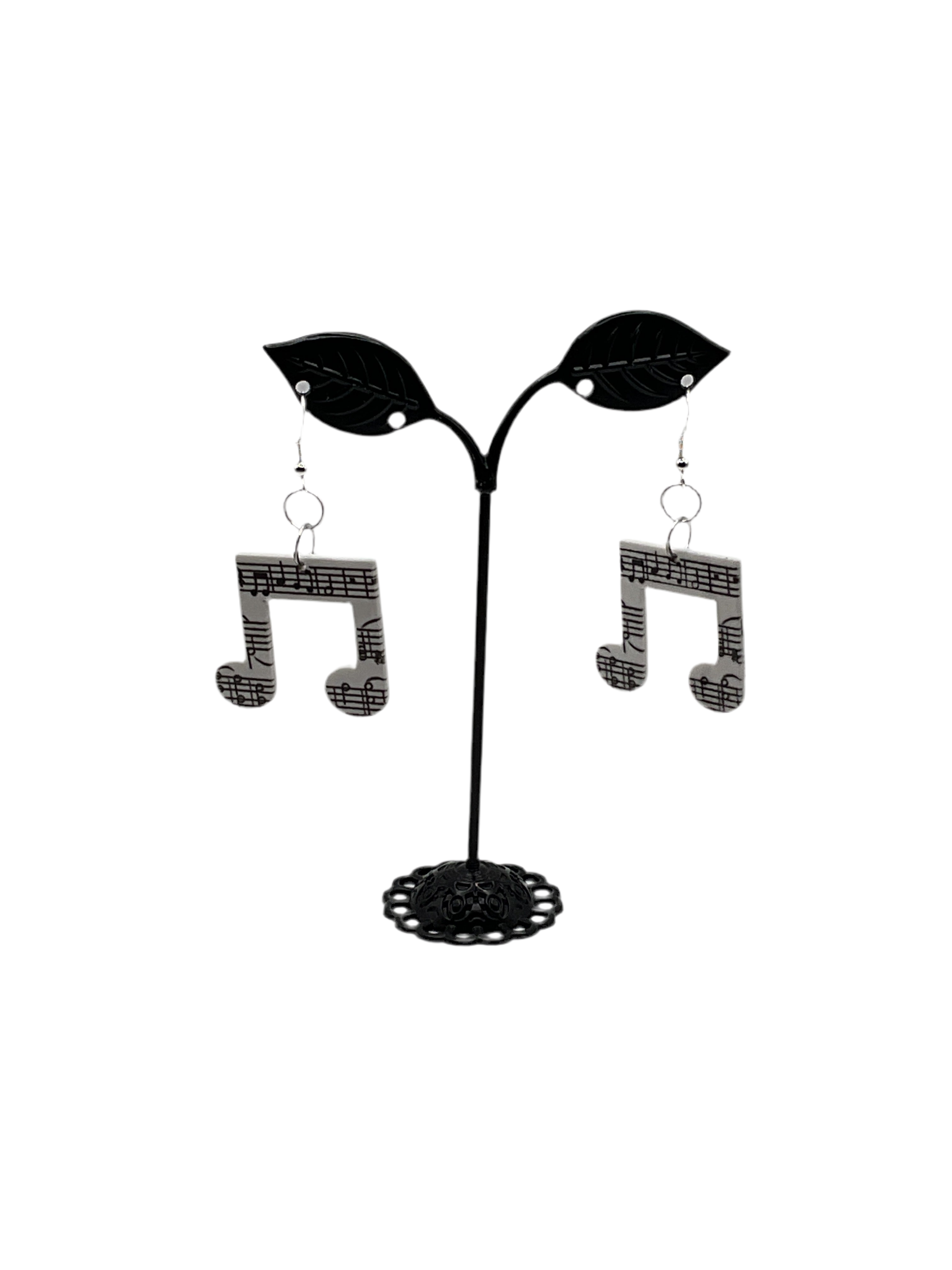 Musical note earrings