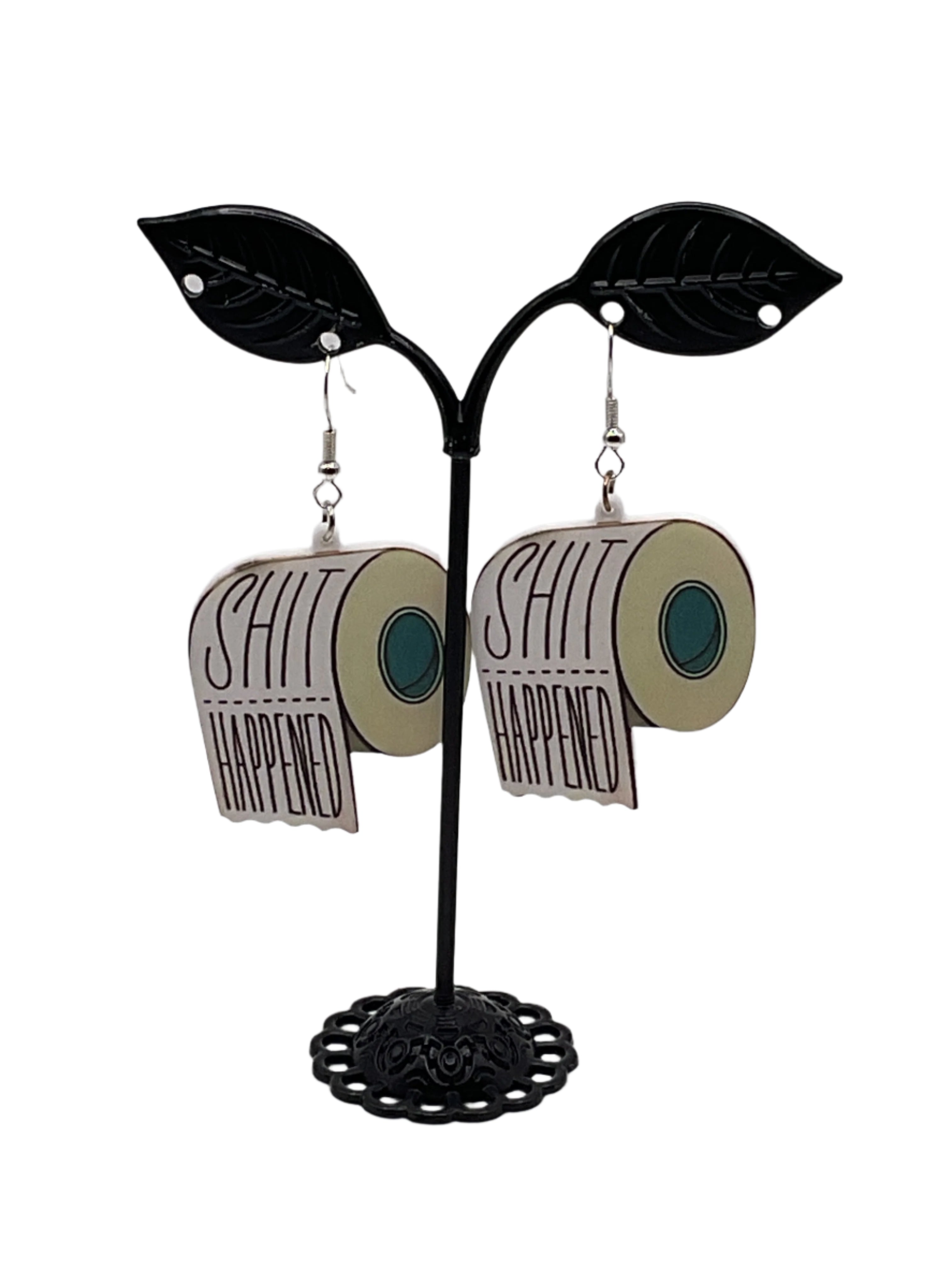 Shit happens earrings Main image