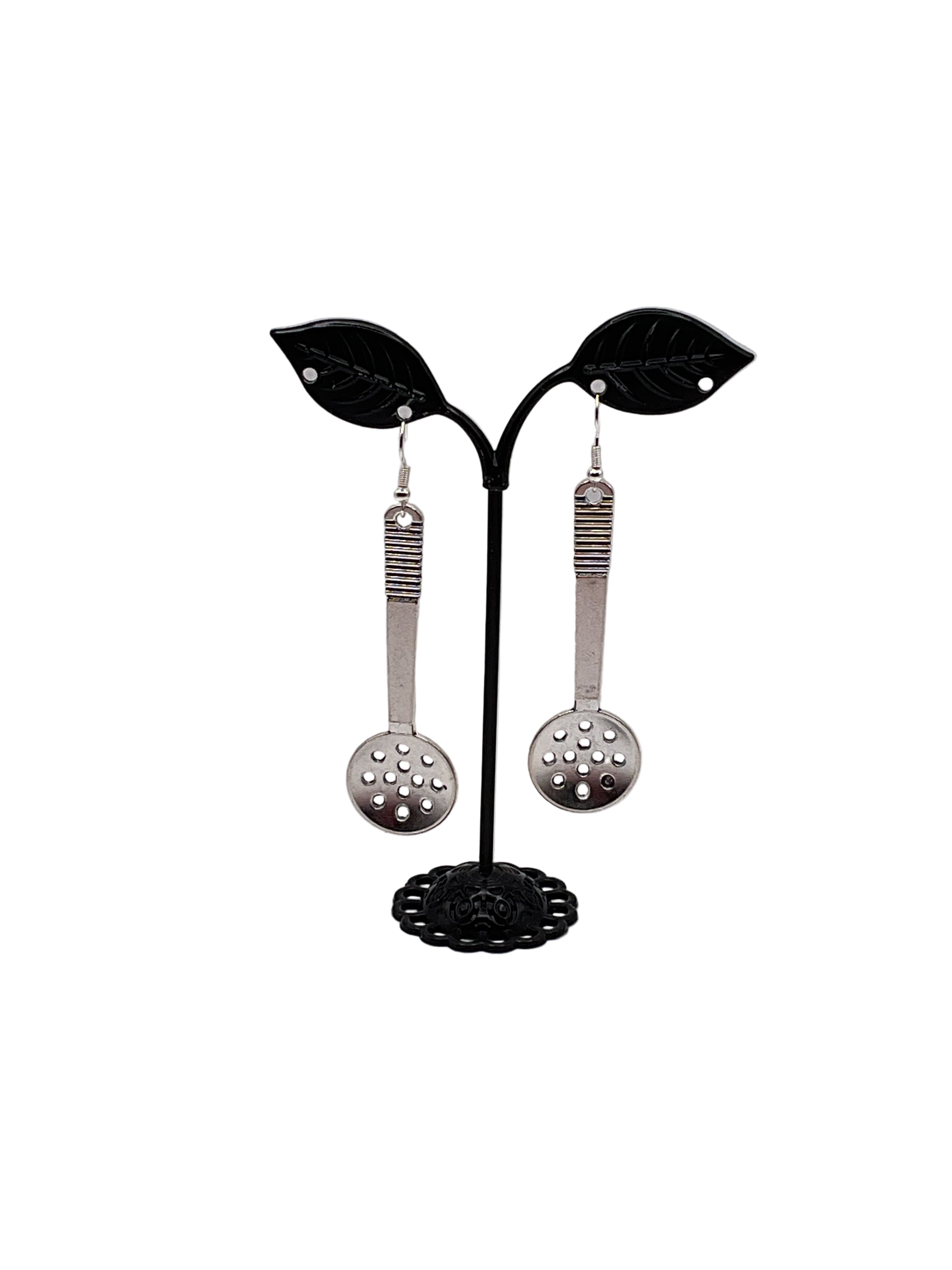 Utensil earrings