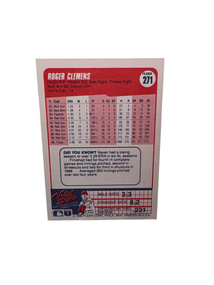 Fleer Roger Clemens